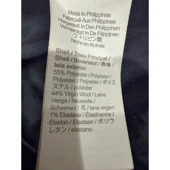 J.Crew Willa Blazer Black Italian Wool Blend Single Button Jacket 6P Nova Fides - Picture 7 of 9